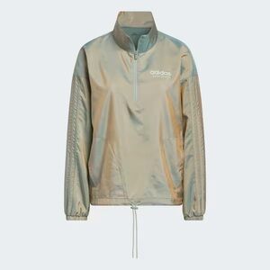NWOT Adidas Shimmering Gold Windbreaker